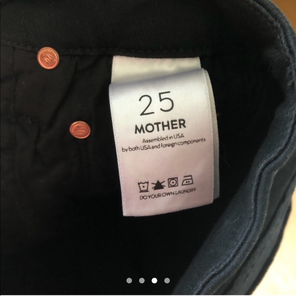 “High Waisted Looker Ankle Fray” MOTHER Jeans - Picture 3 of 4